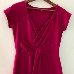 Garnet Hill A Line Faux Wrap Dress Size XS